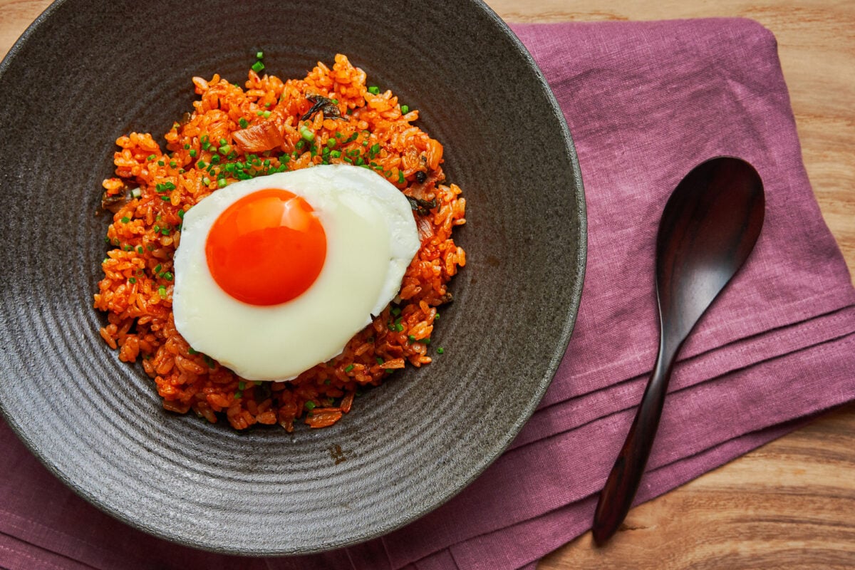 Spicy and loaded with flavor, Kimchi Fried Rice is an easy meal that comes together from just a handful of ingredients.